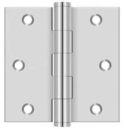 Deltana SS33U 3" x 3" Stainless Steel Square Corner Door Hinge