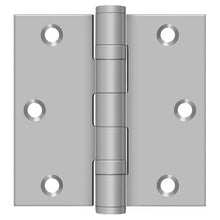 Deltana SS35BU 3-1/2" x 3-1/2" Stainless Steel Square Corner Ball Bearing Door Hinge