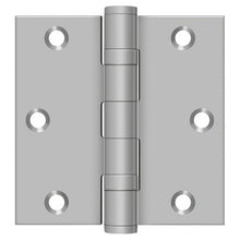 Deltana SS35BU 3-1/2" x 3-1/2" Stainless Steel Square Corner Ball Bearing Door Hinge