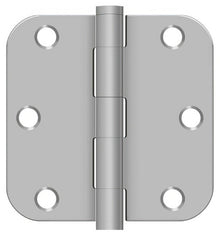 Deltana SS35R5U32D-R 3-1/2" x 3-1/2" Stainless Steel 5/8" Radius Corner Door Hinge