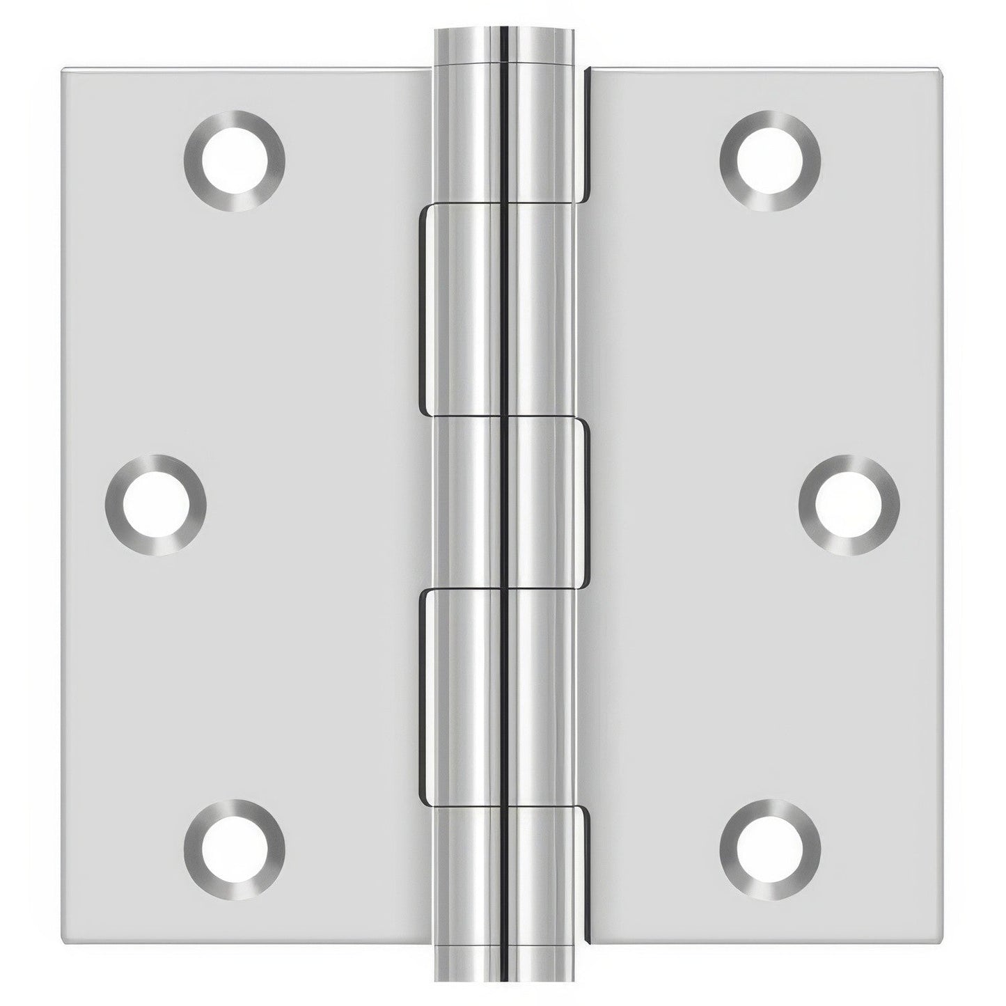 Deltana SS35U 3-1/2" x 3-1/2" Stainless Steel Square Corner Door Hinge