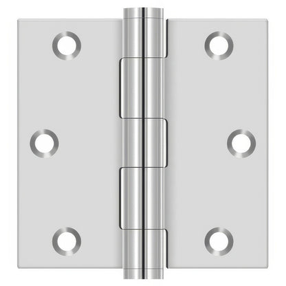 Deltana SS35U 3-1/2" x 3-1/2" Stainless Steel Square Corner Door Hinge