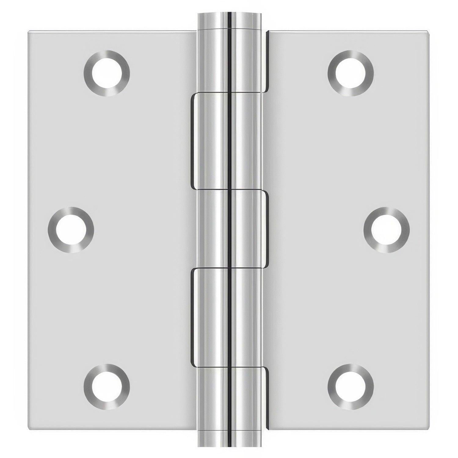 Deltana SS35U 3-1/2" x 3-1/2" Stainless Steel Square Corner Door Hinge