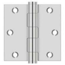 Deltana SS35U 3-1/2" x 3-1/2" Stainless Steel Square Corner Door Hinge