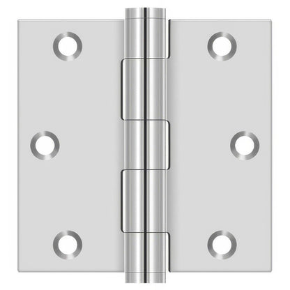 Deltana SS35U 3-1/2" x 3-1/2" Stainless Steel Square Corner Door Hinge