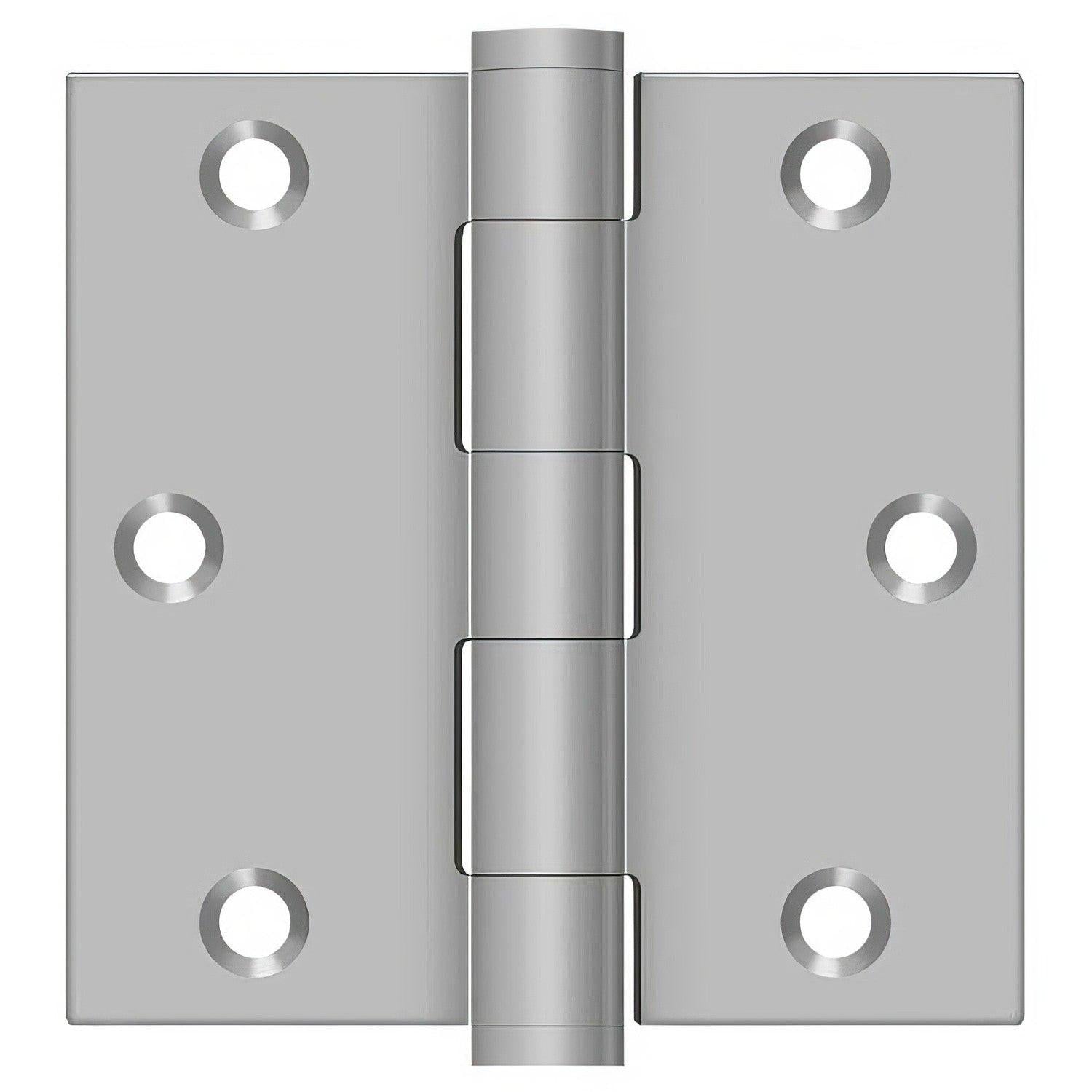 Deltana SS35U 3-1/2" x 3-1/2" Stainless Steel Square Corner Door Hinge