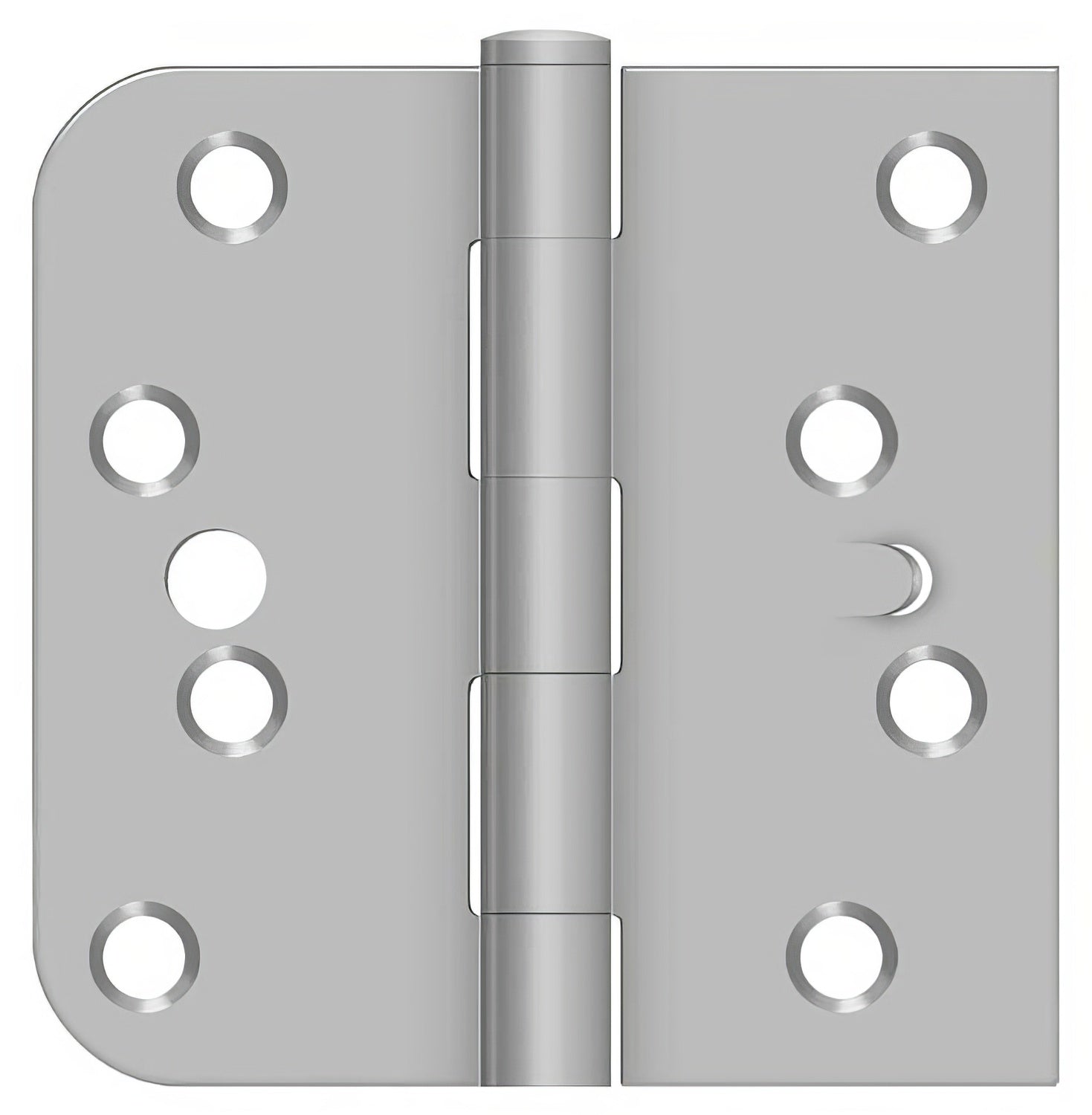 Deltana SS44058TA32D-LH 4" x 4" Stainless Steel Square Corner Door Hinge.