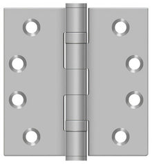 Deltana SS44BU 4" x 4" Stainless Steel Square Corner Ball Bearing Door Hinge