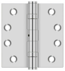 Deltana SS44NBU 4" x 4" Stainless Steel Square Corner Door Hinge NRP