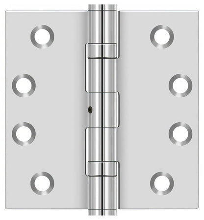 Deltana SS44NBU 4" x 4" Stainless Steel Square Corner Door Hinge NRP