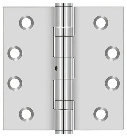 Deltana SS44NBU 4" x 4" Stainless Steel Square Corner Door Hinge NRP