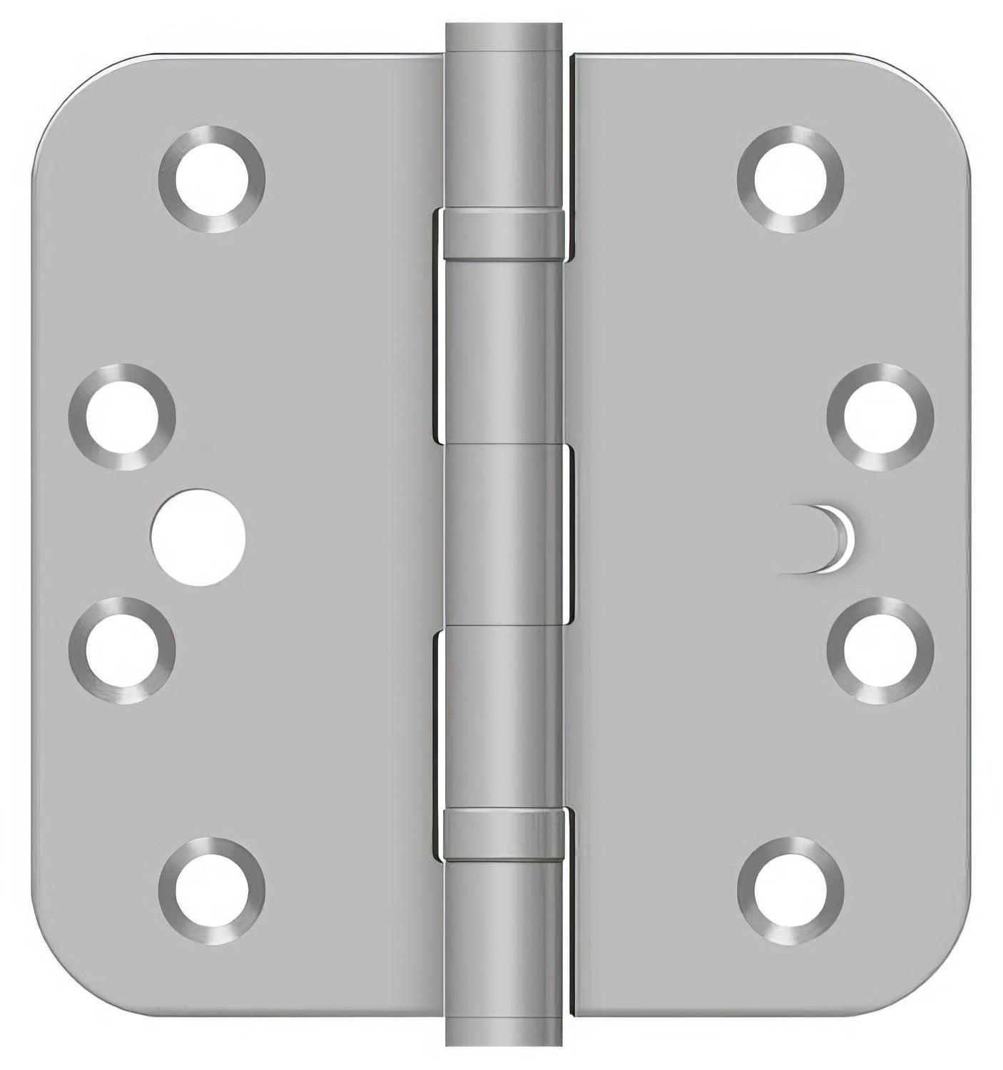 Deltana SS44R5BU32D-S 4" x 4" x 5/8" Security Radius Stainless Steel Door Hinge