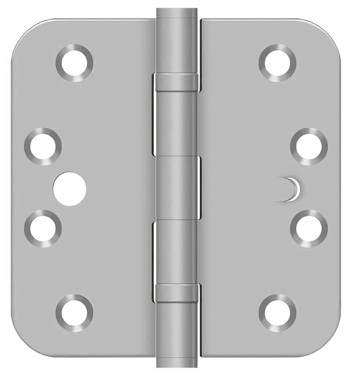 Deltana SS44R5BU32D-S 4" x 4" x 5/8" Security Radius Stainless Steel Door Hinge