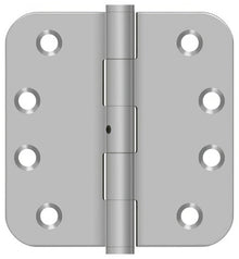 Deltana SS44R5-RN 4" x 4" Stainless Steel 5/8" Radius Corner Door Hinge NRP.