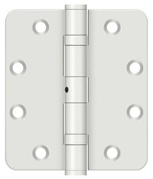 Deltana SS4540R4BNUSPW 4-1/2" x 4" Stainless Steel 1/4" Radius Corner Ball Bearing Door Hinge NRP
