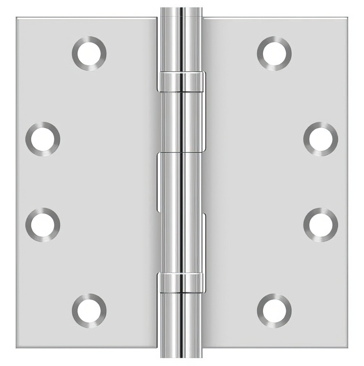 Deltana SS45BU 4-1/2" x 4-1/2" Stainless Steel Square Corner Door Hinge