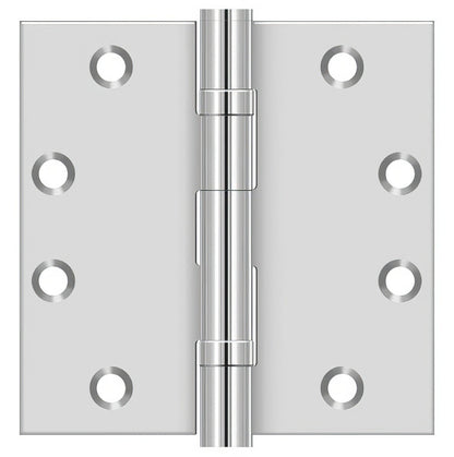 Deltana SS45BU 4-1/2" x 4-1/2" Stainless Steel Square Corner Door Hinge
