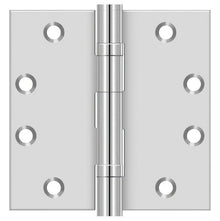 Deltana SS45BU 4-1/2" x 4-1/2" Stainless Steel Square Corner Door Hinge