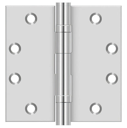 Deltana SS45BU 4-1/2" x 4-1/2" Stainless Steel Square Corner Door Hinge