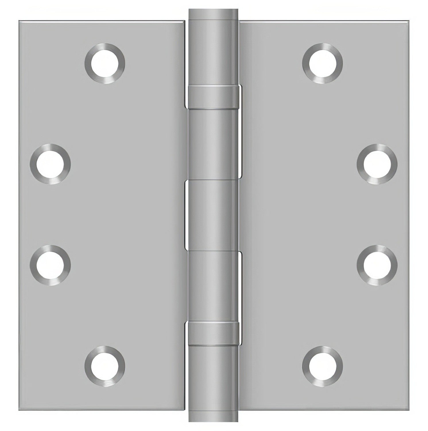 Deltana SS45BU 4-1/2" x 4-1/2" Stainless Steel Square Corner Door Hinge