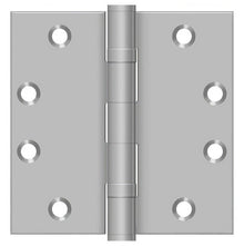 Deltana SS45BU 4-1/2" x 4-1/2" Stainless Steel Square Corner Door Hinge