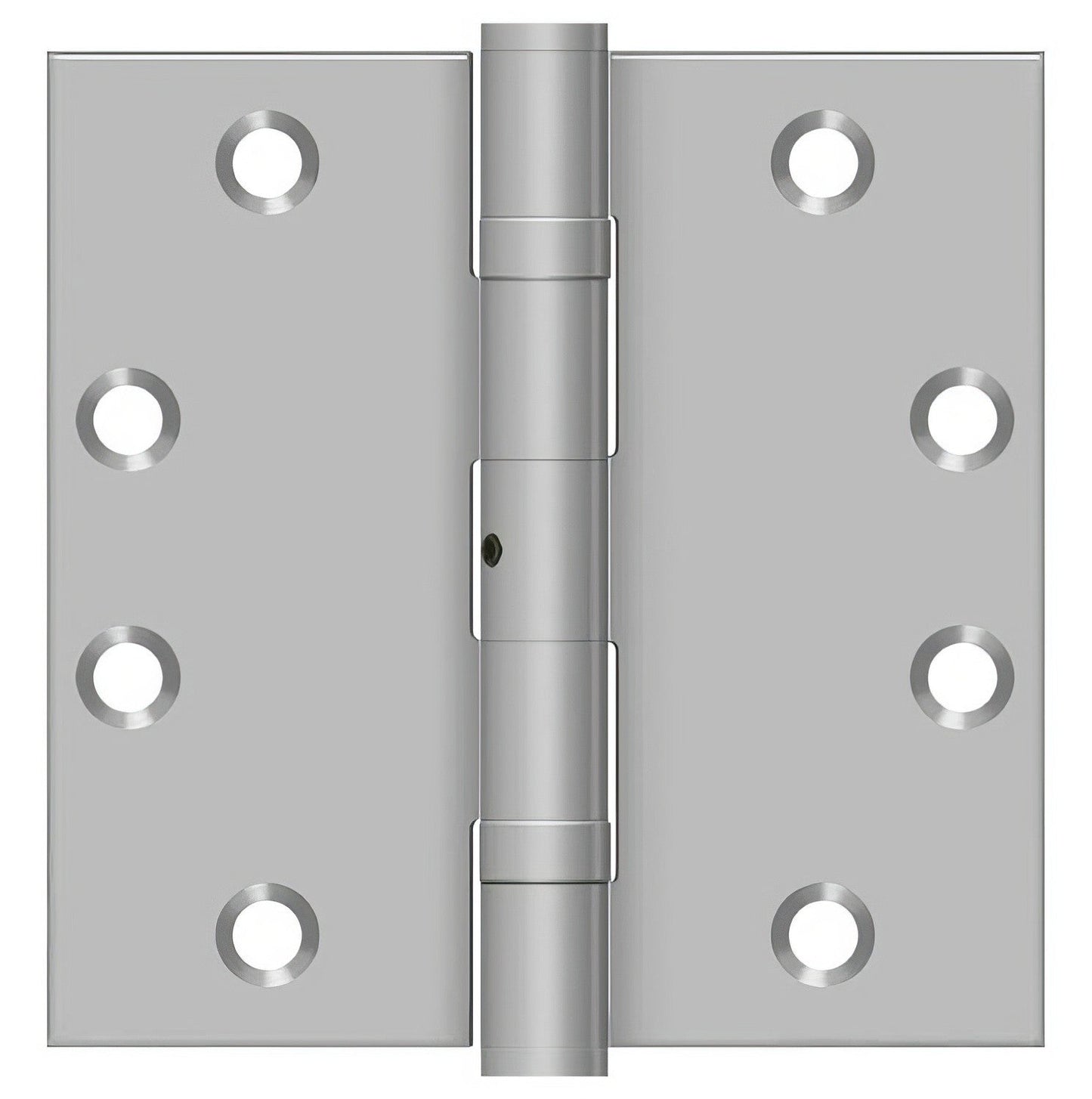 Deltana SS45NBU 4-1/2" x 4-1/2" Stainless Steel Square Corner Ball Bearing Door Hinge NRP.