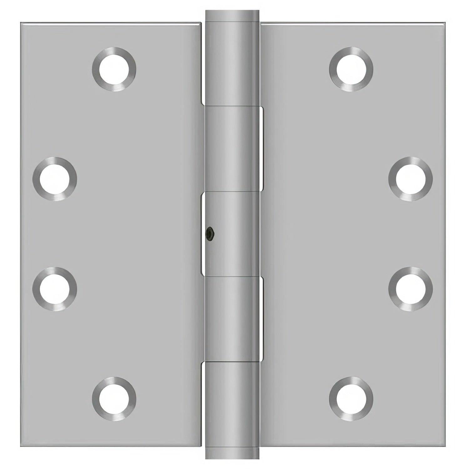 Deltana SS45NU32D 4-1/2" x 4-1/2" Stainless Steel Square Corner Door Hinge