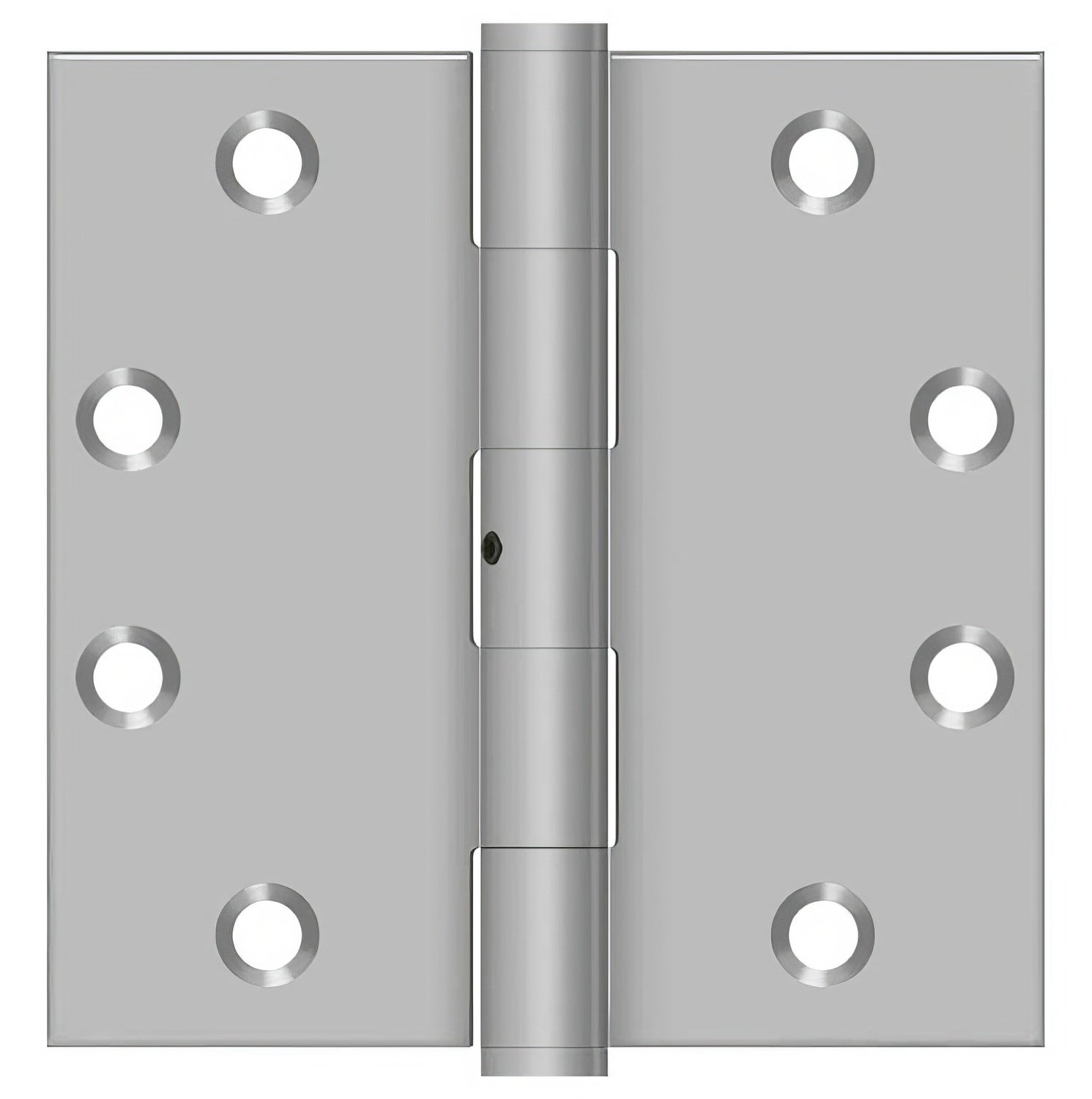 Deltana SS45NU32D 4-1/2" x 4-1/2" Stainless Steel Square Corner Door Hinge