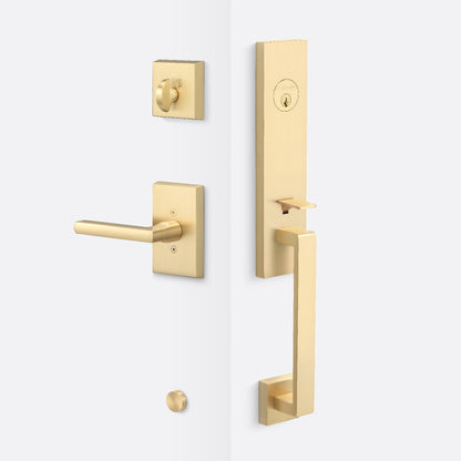 Sure-Loc TN507-LN Turin Handleset with Logan Handleset Trim