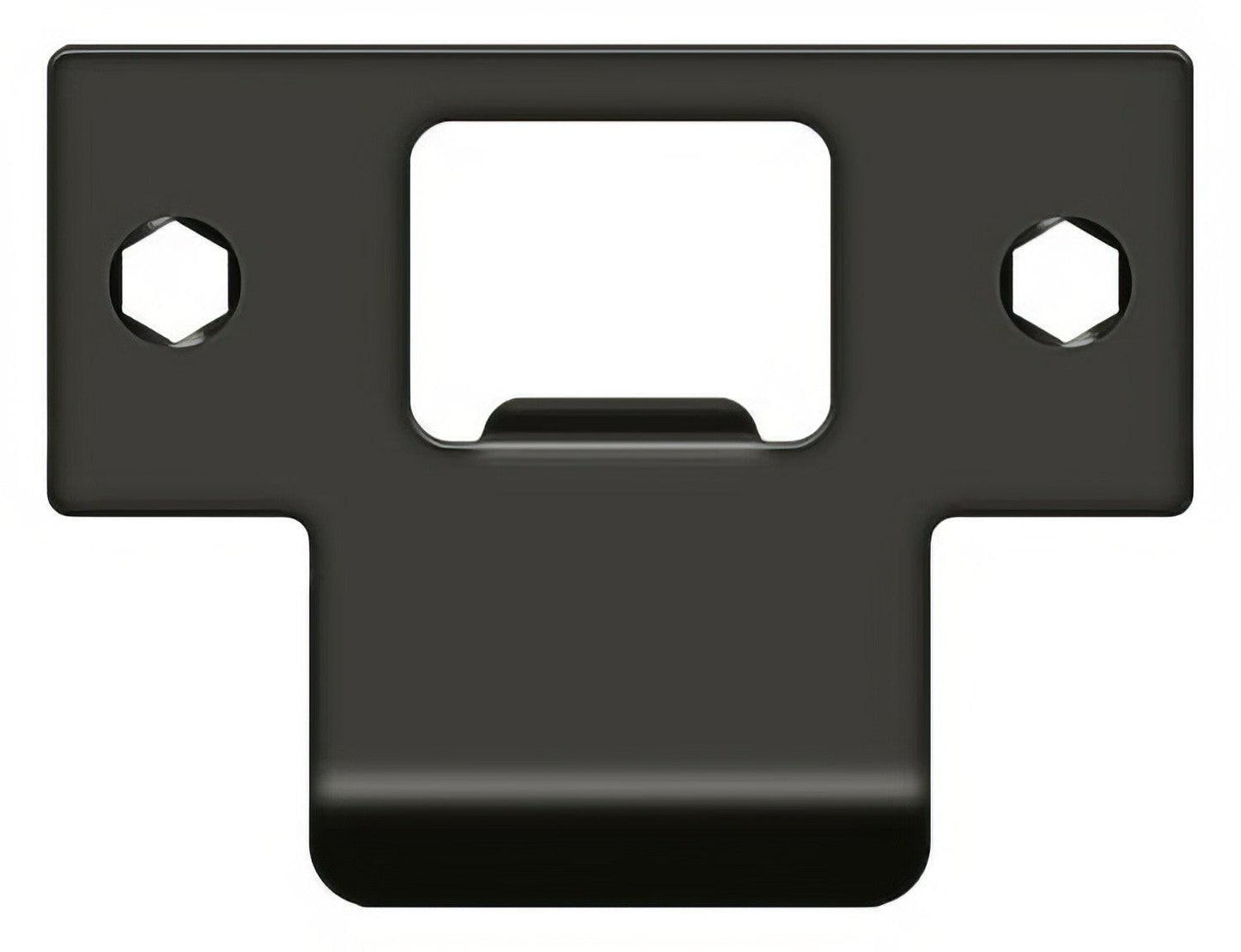 Deltana TSPE200 2-3/4" x 2" Extended Lip T-Strike Plate