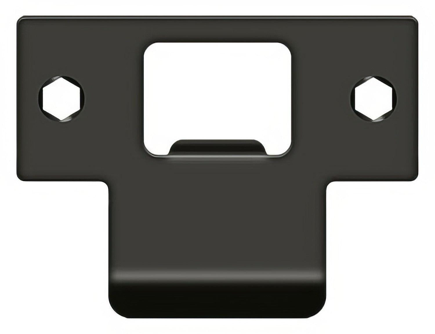 Deltana TSPE200 2-3/4" x 2" Extended Lip T-Strike Plate