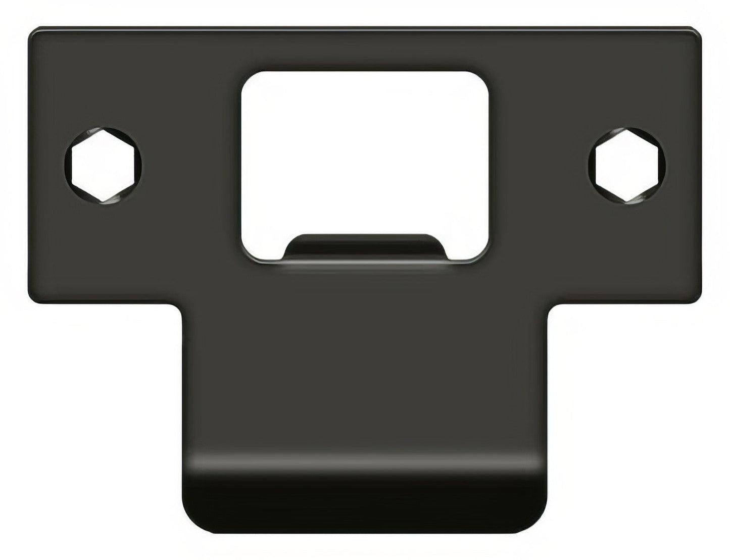 Deltana TSPE200 2-3/4" x 2" Extended Lip T-Strike Plate