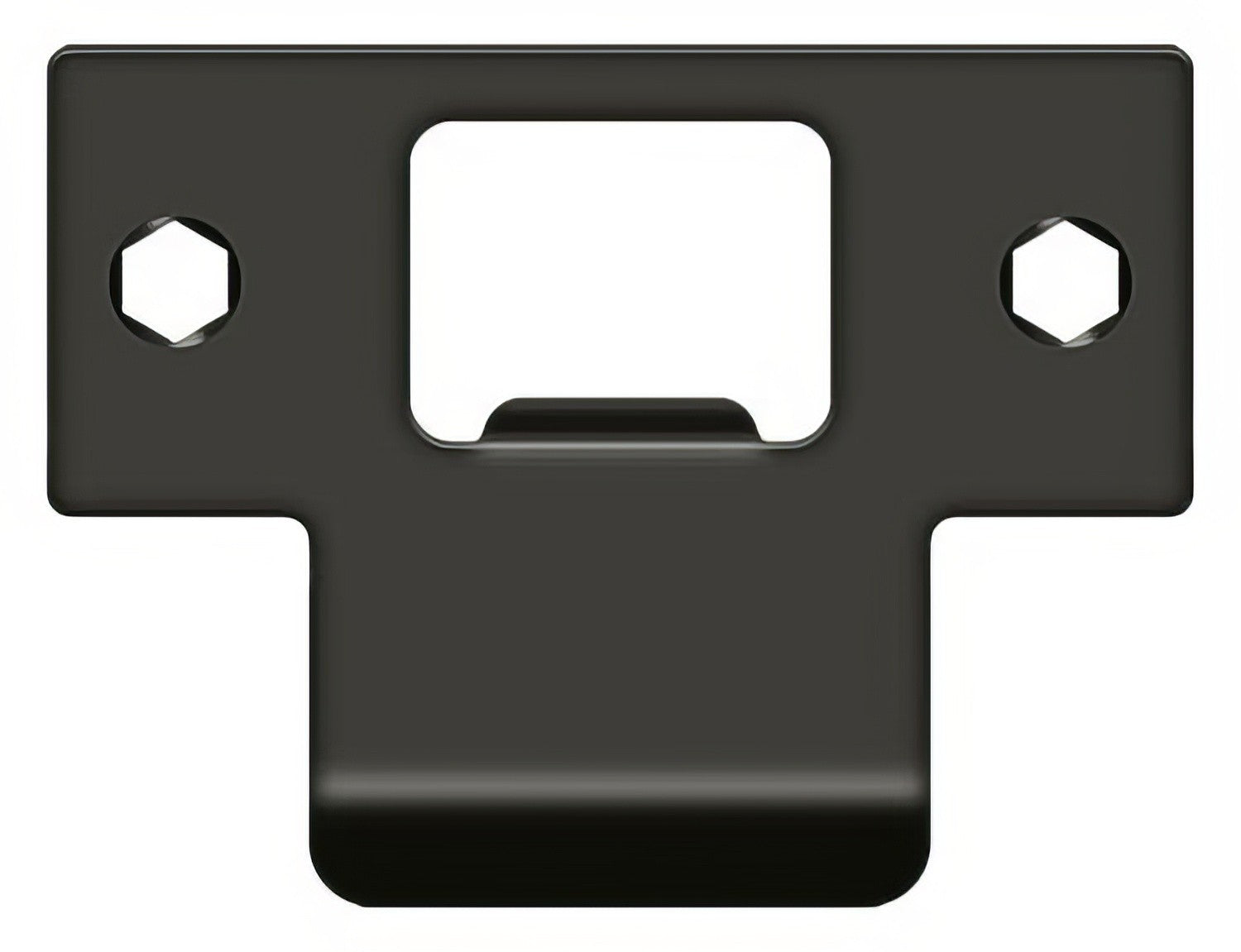 Deltana TSPE200 2-3/4" x 2" Extended Lip T-Strike Plate