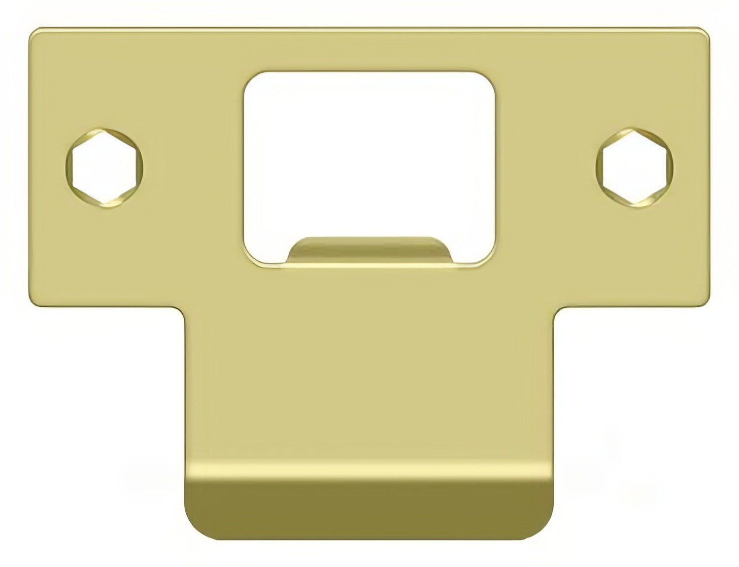 Deltana TSPE200 2-3/4" x 2" Extended Lip T-Strike Plate