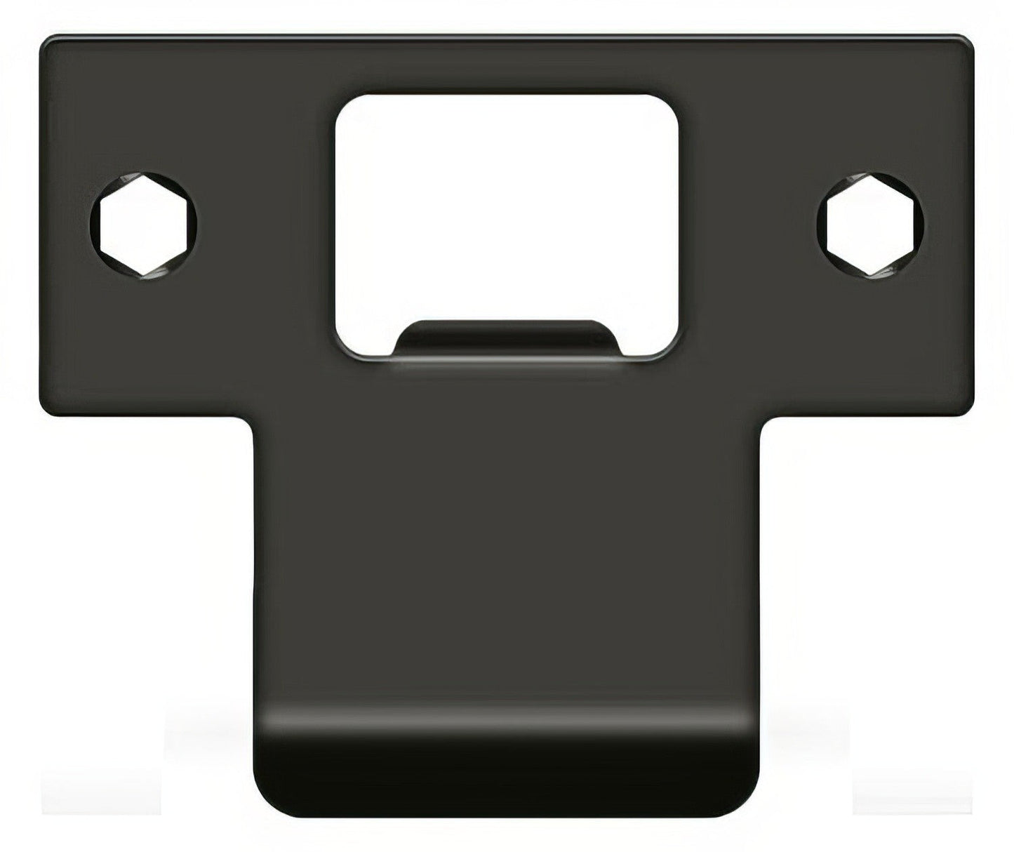 Deltana TSPE225 2-3/4" x 2-3/8" Extended Lip T-Strike Plate