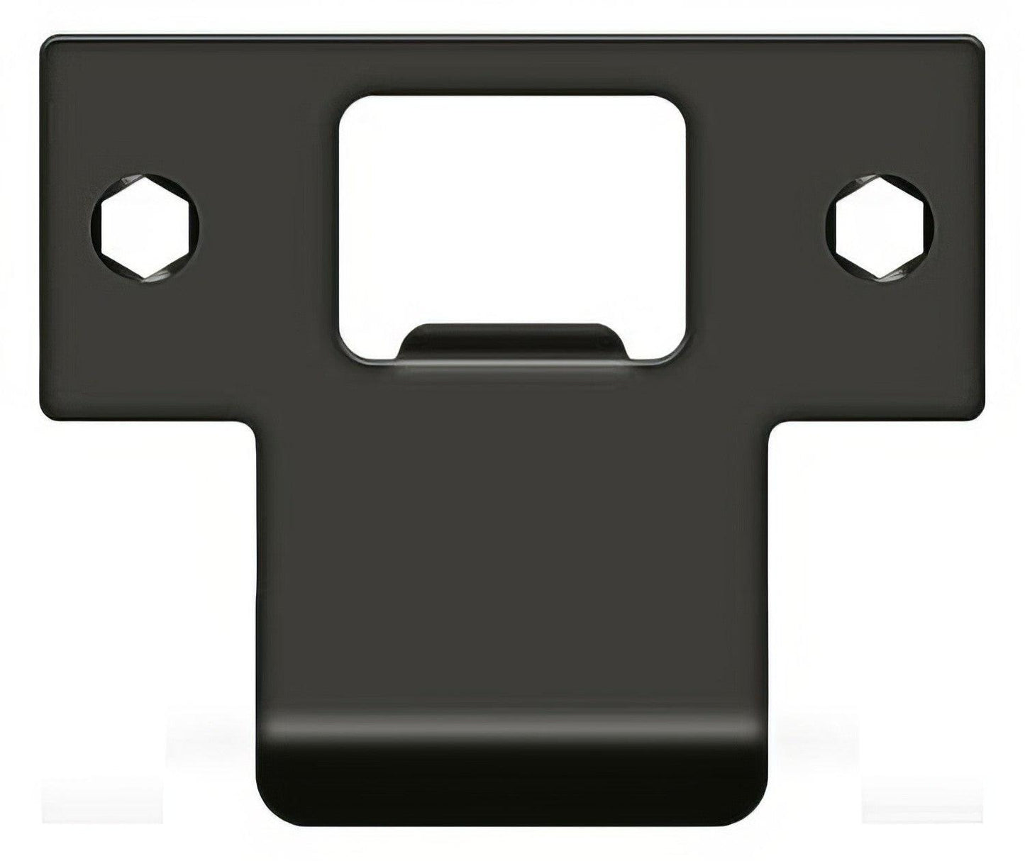 Deltana TSPE225 2-3/4" x 2-3/8" Extended Lip T-Strike Plate