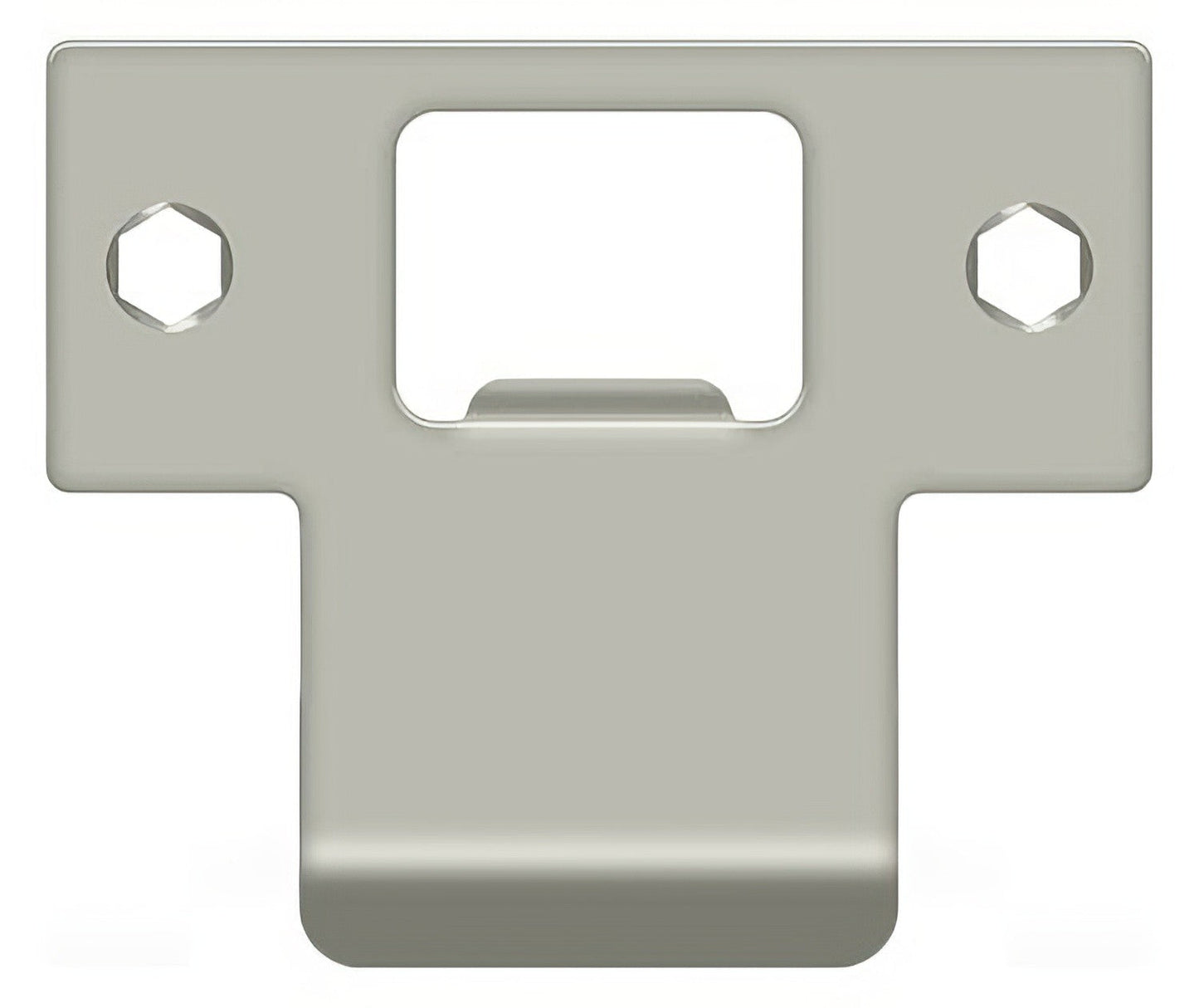 Deltana TSPE225 2-3/4" x 2-3/8" Extended Lip T-Strike Plate