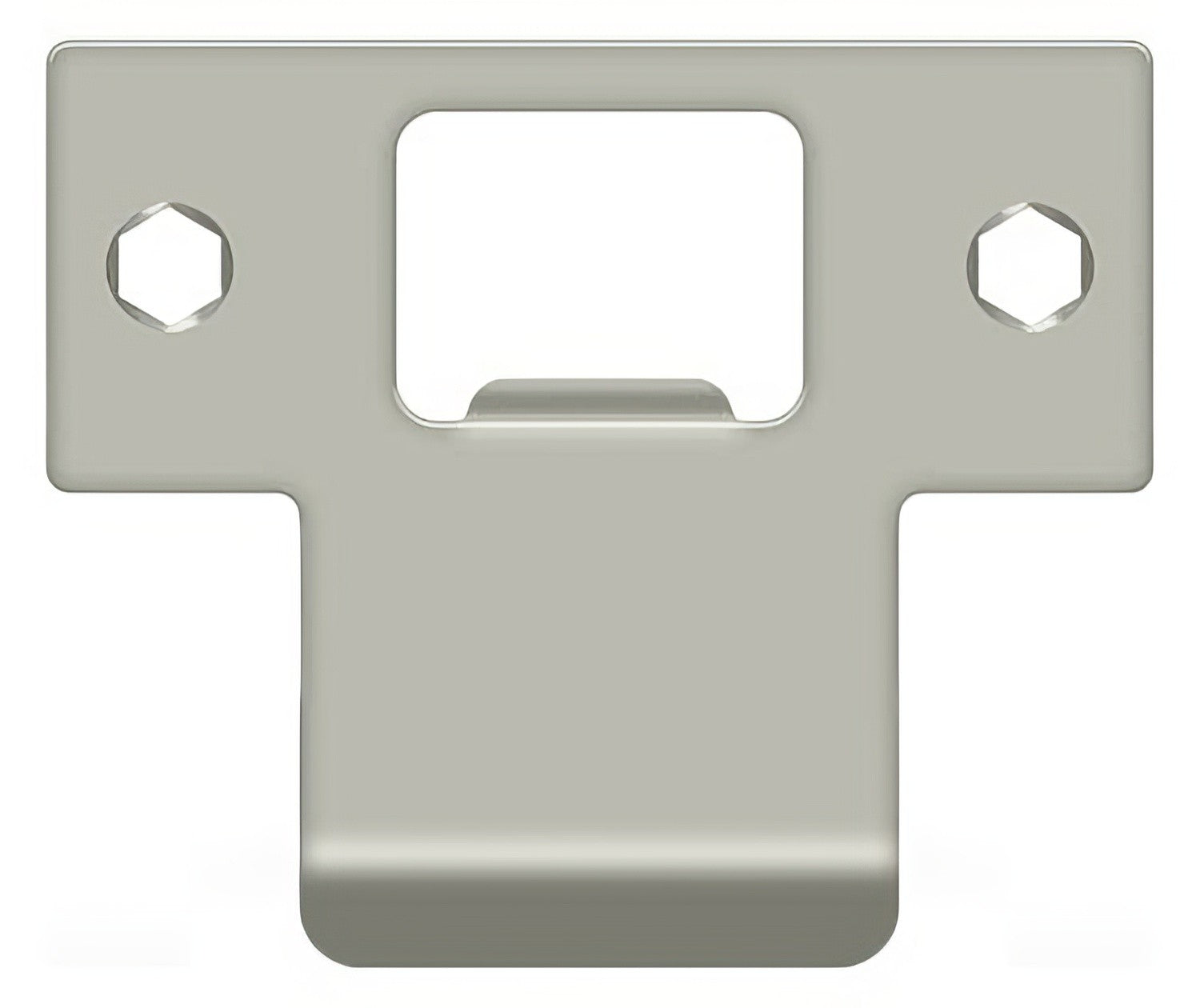 Deltana TSPE225 2-3/4" x 2-3/8" Extended Lip T-Strike Plate