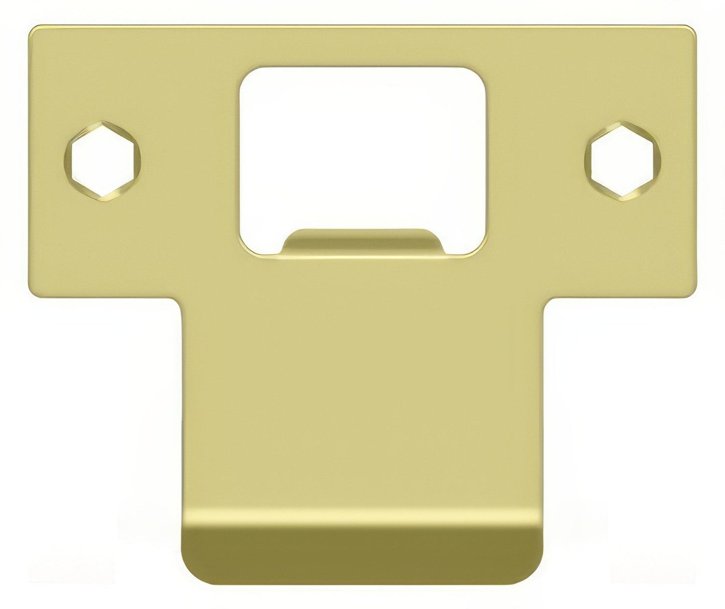 Deltana TSPE225 2-3/4" x 2-3/8" Extended Lip T-Strike Plate