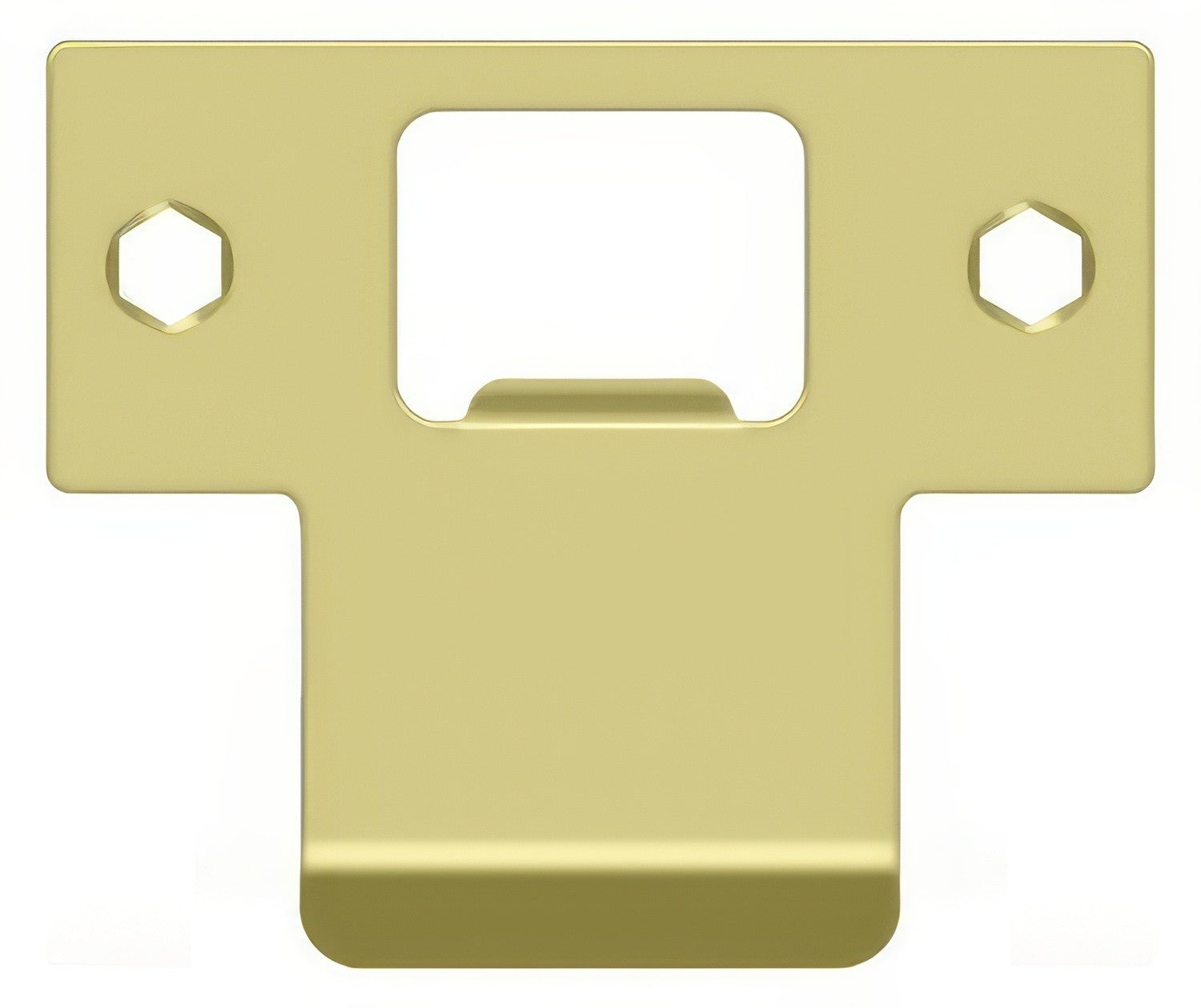 Deltana TSPE225 2-3/4" x 2-3/8" Extended Lip T-Strike Plate