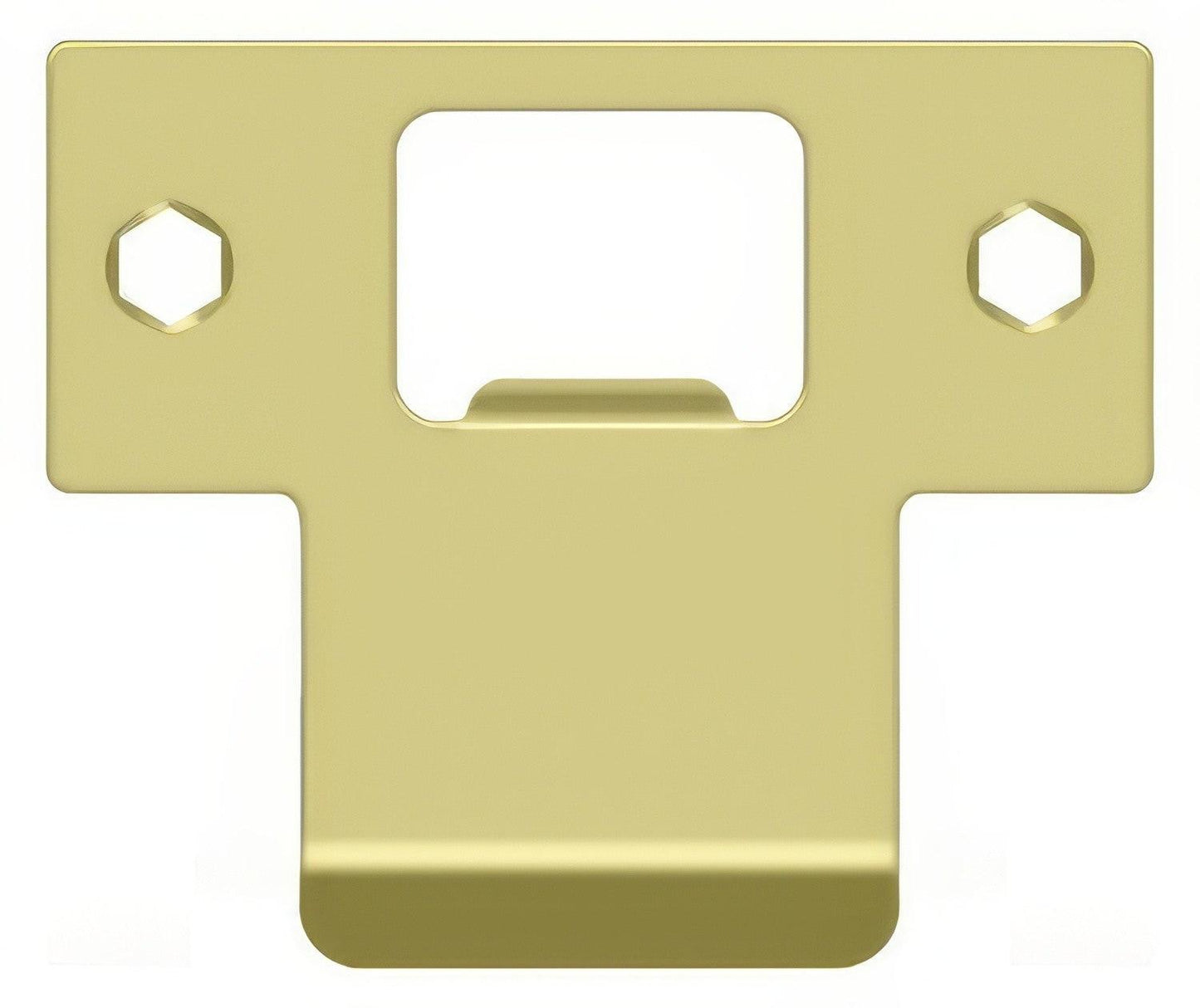 Deltana TSPE225 2-3/4" x 2-3/8" Extended Lip T-Strike Plate