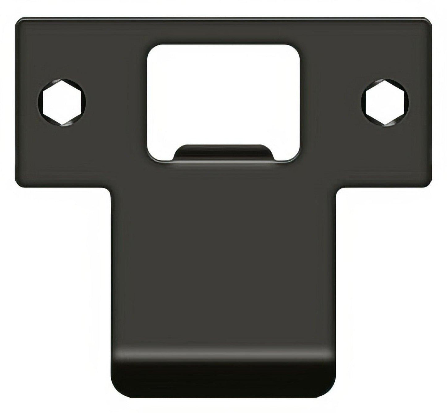 Deltana TSPE250 2-3/4" x 2-5/8" Extended Lip T-Strike Plate