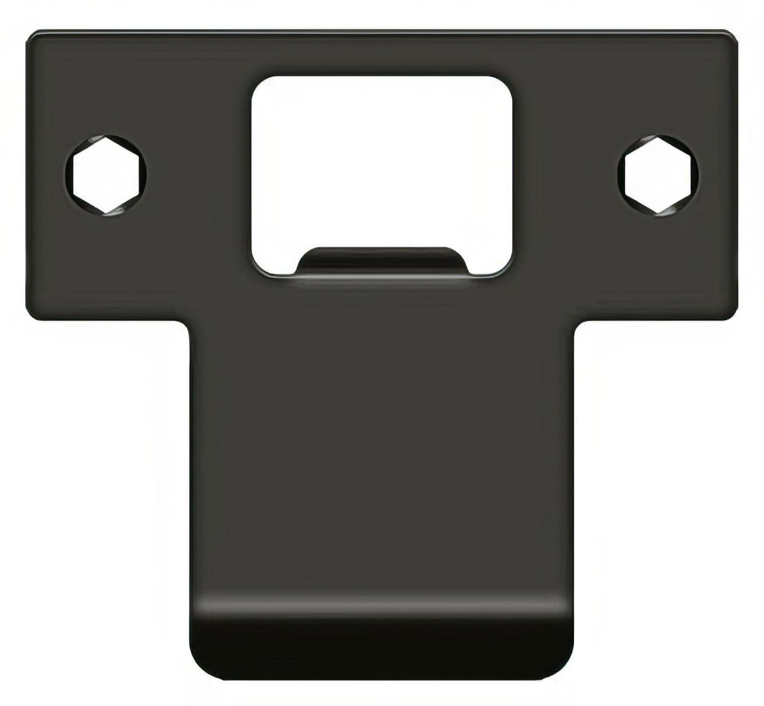 Deltana TSPE250 2-3/4" x 2-5/8" Extended Lip T-Strike Plate