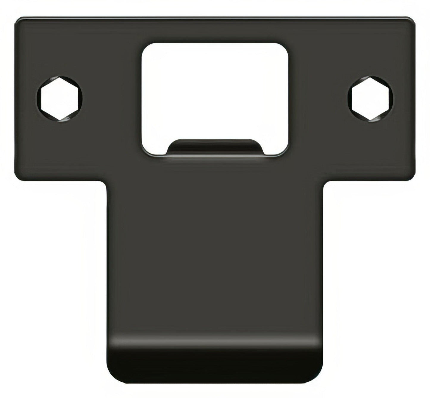 Deltana TSPE250 2-3/4" x 2-5/8" Extended Lip T-Strike Plate