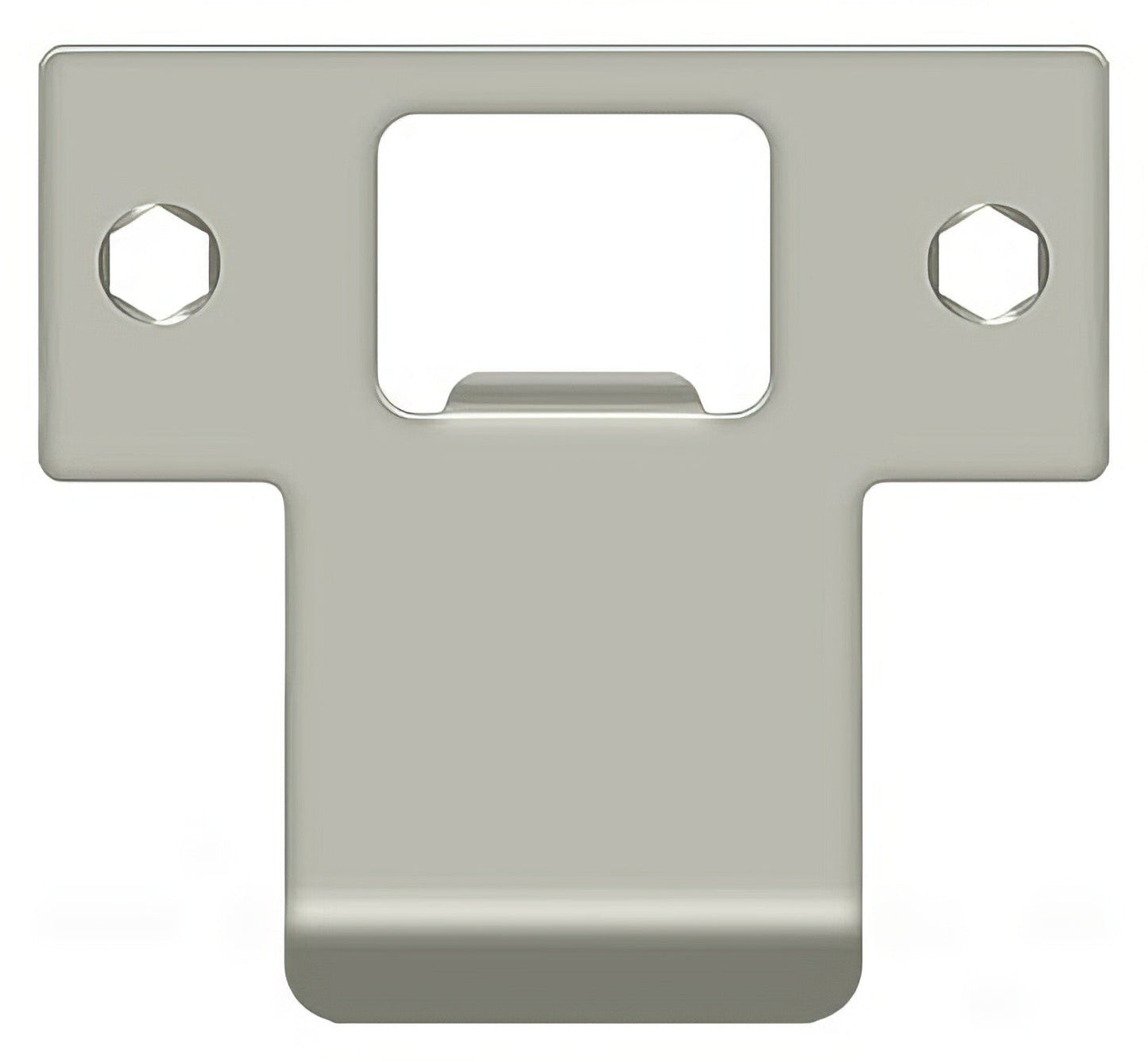 Deltana TSPE250 2-3/4" x 2-5/8" Extended Lip T-Strike Plate