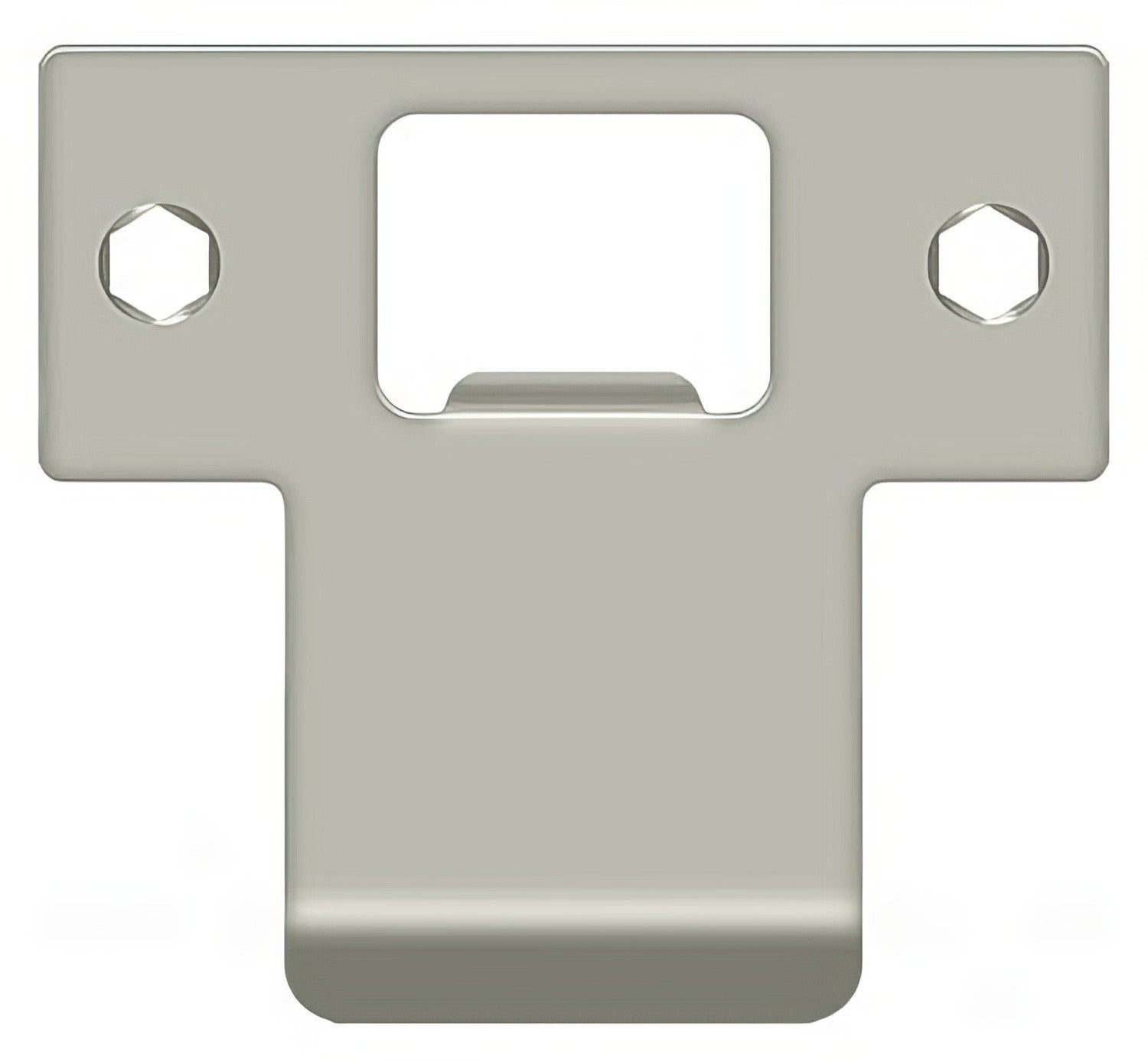 Deltana TSPE250 2-3/4" x 2-5/8" Extended Lip T-Strike Plate
