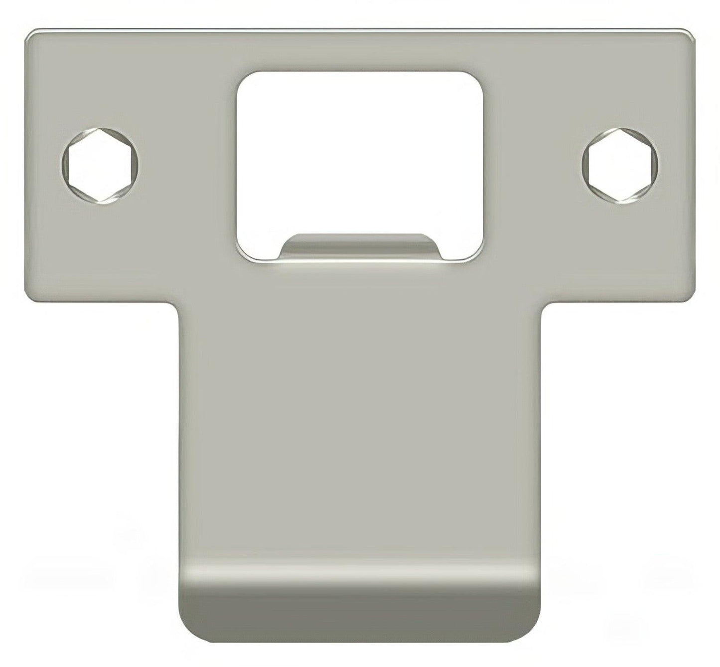 Deltana TSPE250 2-3/4" x 2-5/8" Extended Lip T-Strike Plate