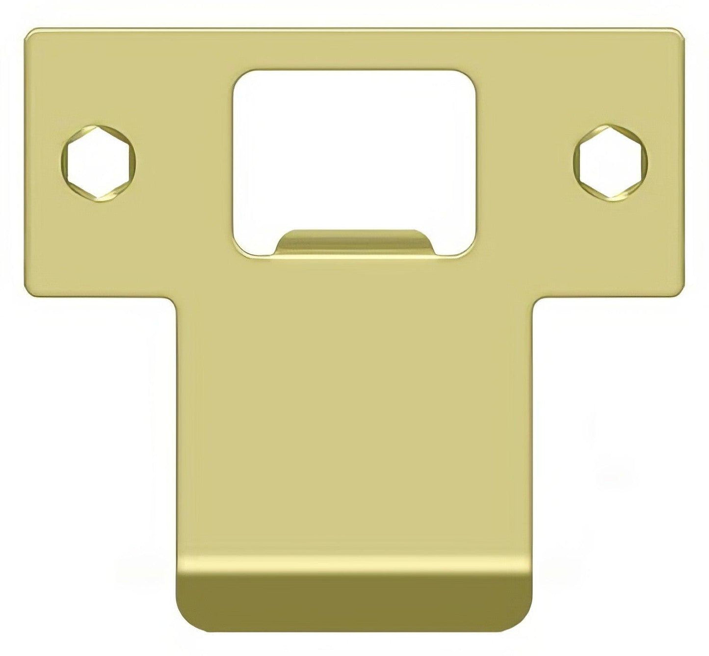 Deltana TSPE250 2-3/4" x 2-5/8" Extended Lip T-Strike Plate