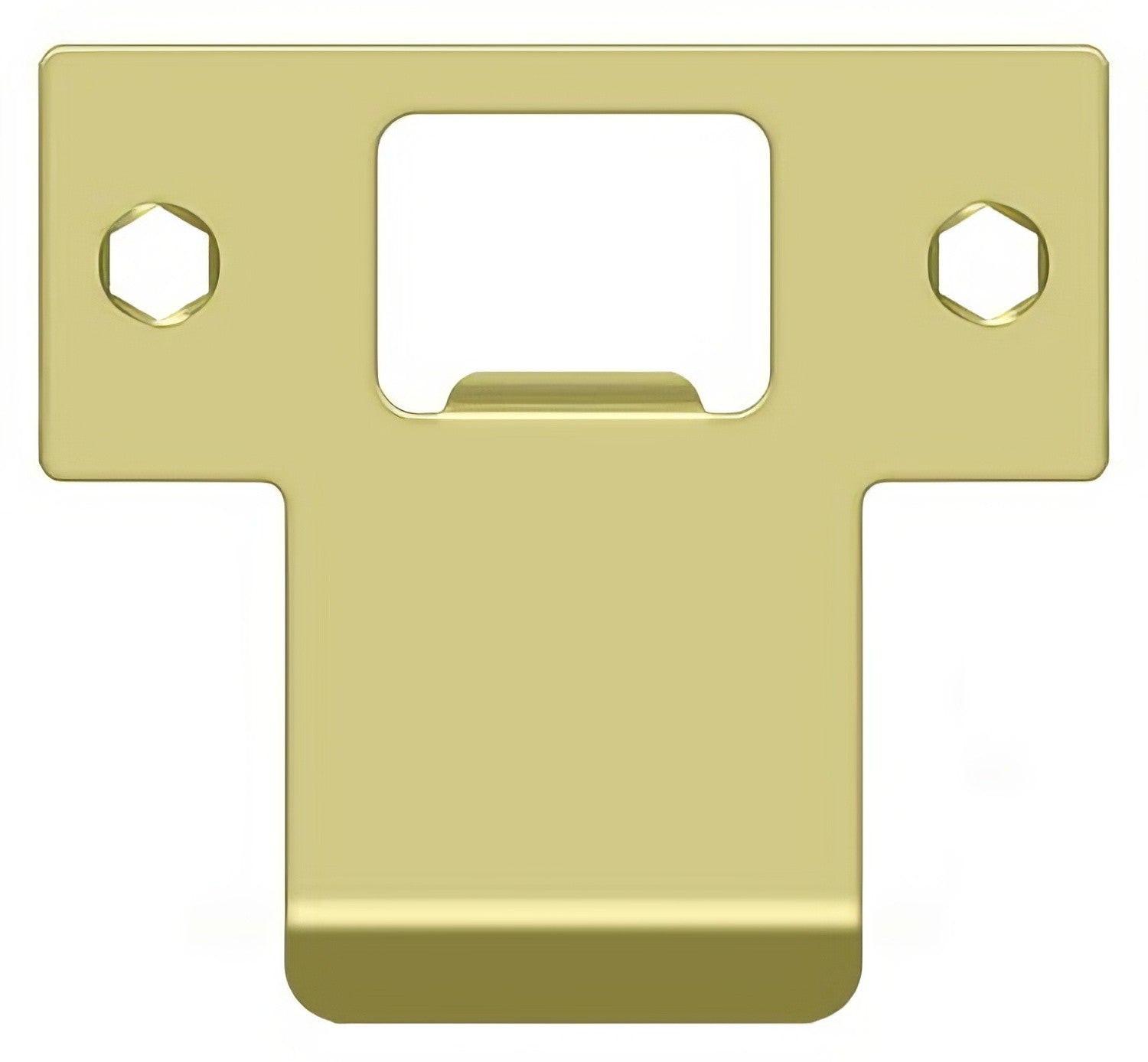 Deltana TSPE250 2-3/4" x 2-5/8" Extended Lip T-Strike Plate