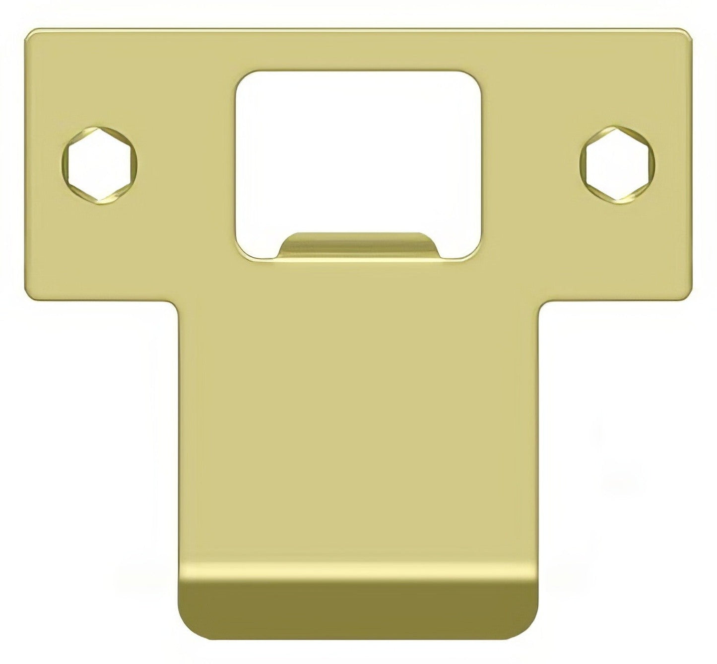 Deltana TSPE250 2-3/4" x 2-5/8" Extended Lip T-Strike Plate